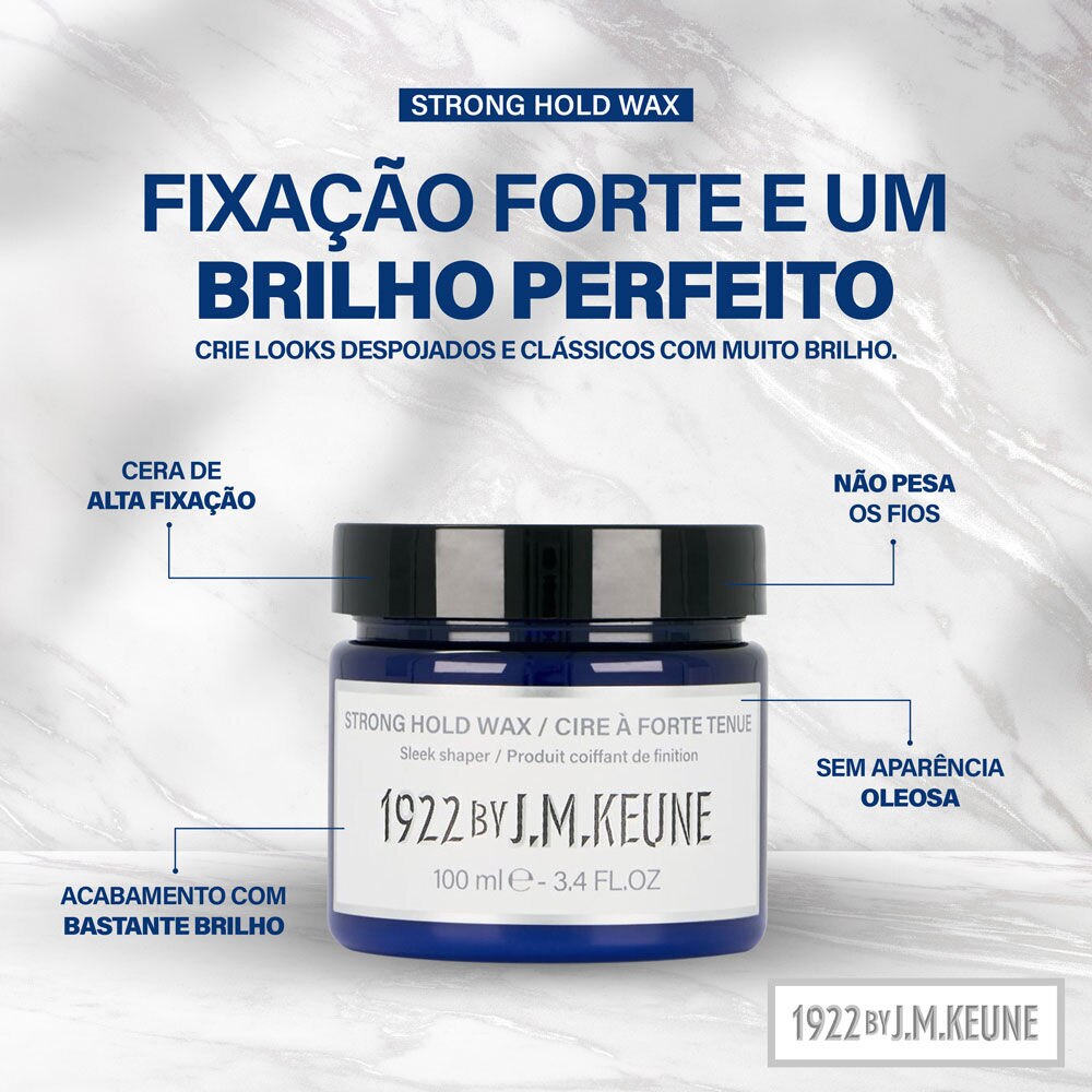 Cera Fixadora 1922 Strong Hold Max - Sephora